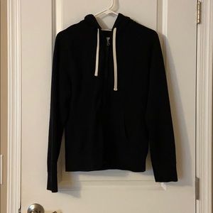 Black full zip up hoodie